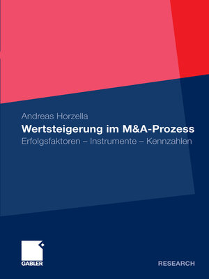 cover image of Wertsteigerung im M&A-Prozess
